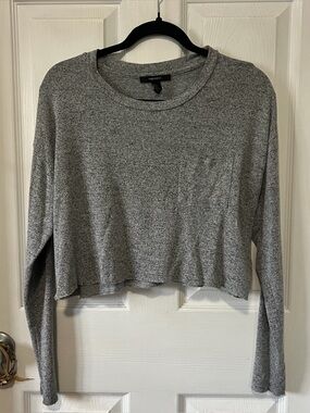 forever 21 crop long sleeve